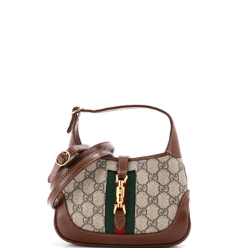 Gucci Jackie 1961 Hobo GG Coated Canvas Mini