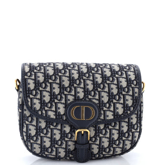 Christian Dior Bobby Flap Bag Oblique Canvas Medium