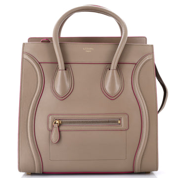 Celine Luggage Bag Smooth Leather Mini