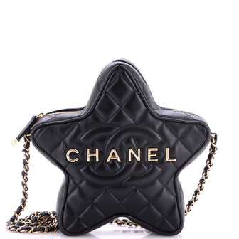Chanel CC Walk of Fame Star Bag Quilted Lambskin