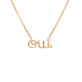 Christian Dior Oui Necklace 18K Yellow Gold with Diamond