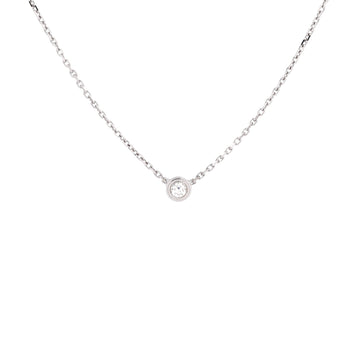 Cartier Cartier D'Amour Pendant Necklace 18K White Gold and Diamond XS