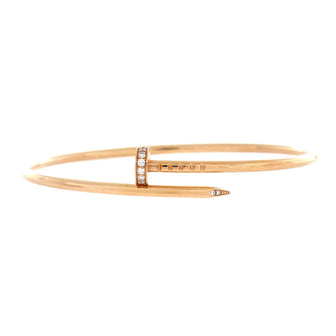 Cartier Juste un Clou Bracelet 18K Rose Gold with Diamonds Small