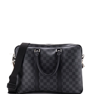 Louis Vuitton Porte-Documents Voyage Briefcase Damier Graphite PM