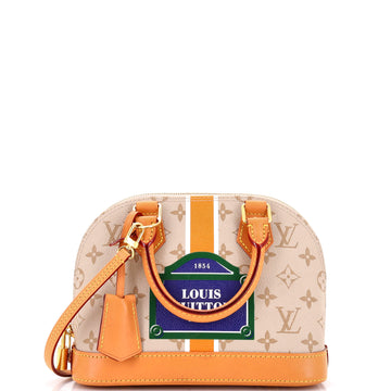 Louis Vuitton Alma Handbag Monopaname Canvas BB