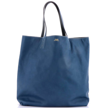 Hermes Double Sens Tote Veau Sikkim 45
