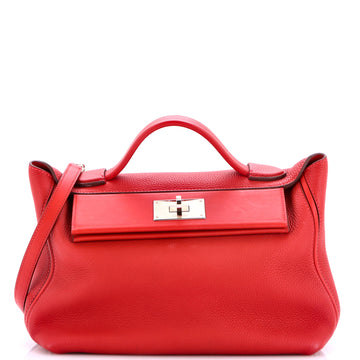 Hermes 24/24 Bag Clemence with Swift 29