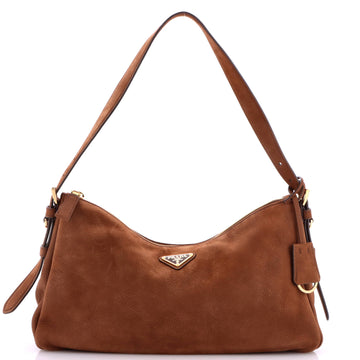 Prada Aimee Shoulder Bag Nubuck Large