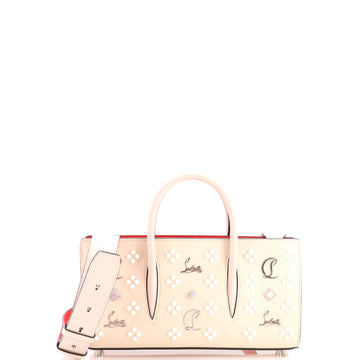 Christian Louboutin Paloma Baguette Tote Embellished Leather Small