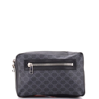 Soft Zip Sling Bag GG Coated Canvas Small