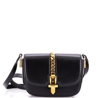 Gucci Sylvie 1969 Shoulder Bag Leather Mini