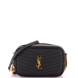 Saint Laurent Lou Camera Bag Matelasse Chevron Leather Mini