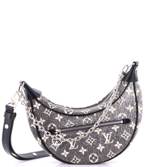 Louis Vuitton Loop Handbag Monogram Jacquard Denim