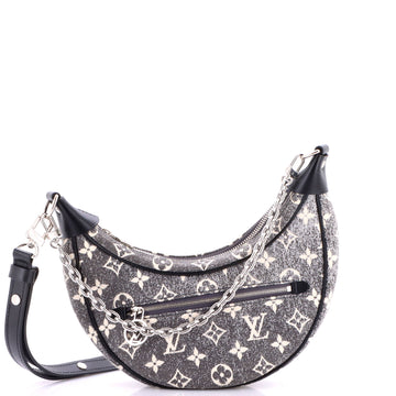 Louis Vuitton Loop Handbag Monogram Jacquard Denim