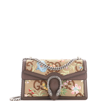 Gucci Dionysus Bag Embroidered Jumbo GG Canvas Small