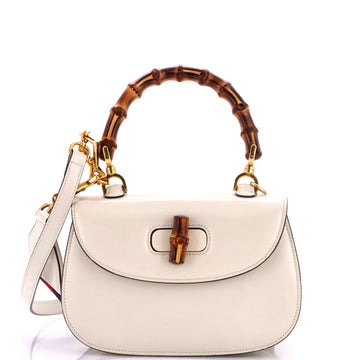 Gucci Bamboo 1947 Top Handle Bag Leather Small