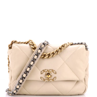Chanel 19 Flap Bag Quilted Leather Medium