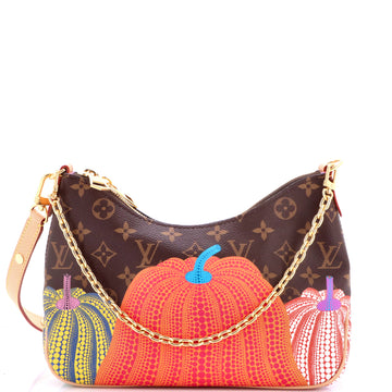 Louis Vuitton Boulogne NM Handbag Yayoi Kusama Pumpkins Monogram Canvas