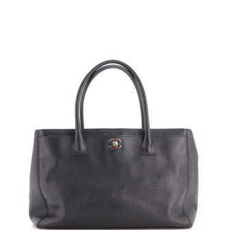 Chanel Cerf Executive Tote Leather Medium