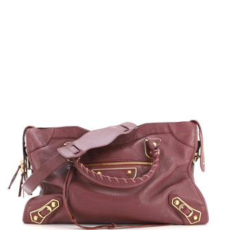 Balenciaga City Classic Metallic Edge Bag Leather Medium