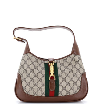 Gucci Jackie 1961 Hobo GG Coated Canvas Small