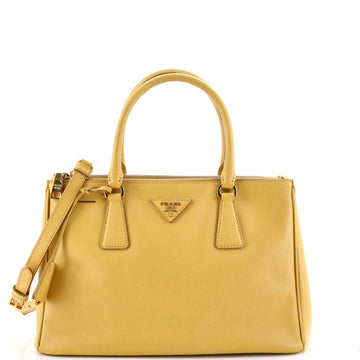 Prada Double Zip Lux Tote Saffiano Leather Small