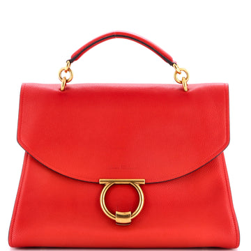Salvatore Ferragamo Margot Satchel Leather Large