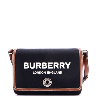 Burberry New Hampshire Shoulder Bag Canvas Small
