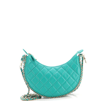 Chanel Chain Around Hook Hobo Quilted Lambskin Small