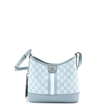 Gucci Ophidia Open Bucket Bag GG Coated Canvas with Leather Small