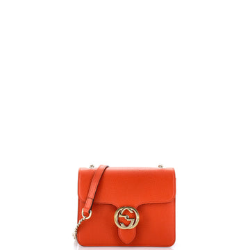 Gucci Interlocking Shoulder Bag Leather Small
