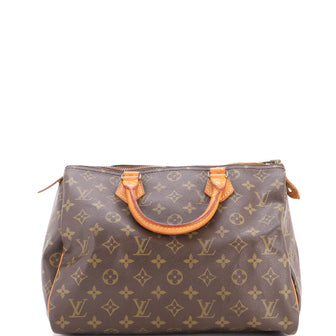 Louis Vuitton Speedy Handbag Monogram Canvas 30