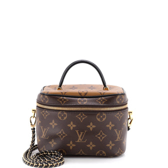 Louis Vuitton Vanity Handbag Reverse Monogram Canvas PM