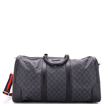 Gucci Convertible Duffle Bag GG Coated Canvas Large