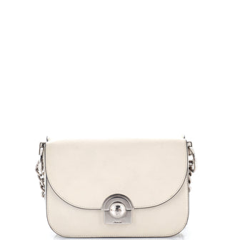 Prada Arcade Chain Flap Bag Glace Calf
