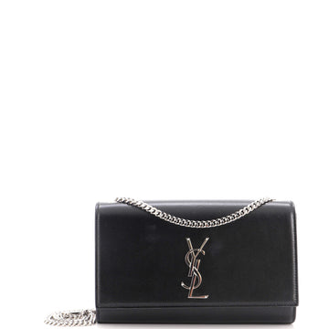 Saint Laurent Classic Monogram Crossbody Bag Grainy Leather Medium