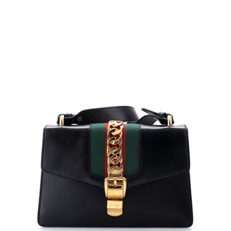 Gucci Sylvie Shoulder Bag Leather Small