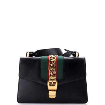 Gucci Sylvie Shoulder Bag Leather Small