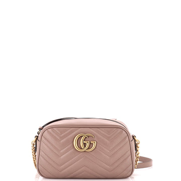 Gucci GG Marmont Shoulder Bag Matelasse Leather Small