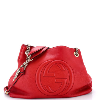Gucci Soho Chain Strap Shoulder Bag Leather Medium