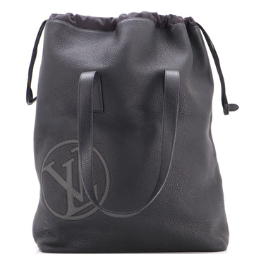 Louis Vuitton Cabas Light Drawstring Bag Initials Taurillon Leather