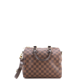Louis Vuitton Speedy Bandouliere Bag Damier 25