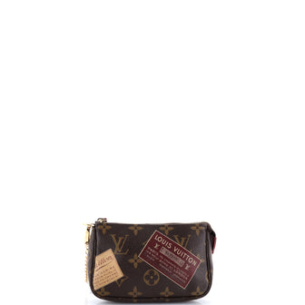 Louis Vuitton Pochette Accessoires Limited Edition Monogram Canvas Mini