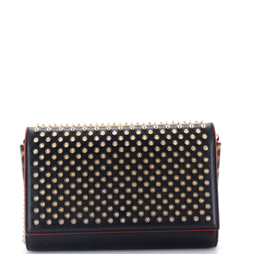 Christian Louboutin Paloma Clutch Spiked Leather