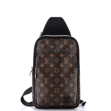 Louis Vuitton Avenue Sling Bag NM Macassar Monogram Canvas