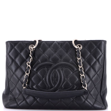 Chanel Grand Shopping Tote Quilted Caviar