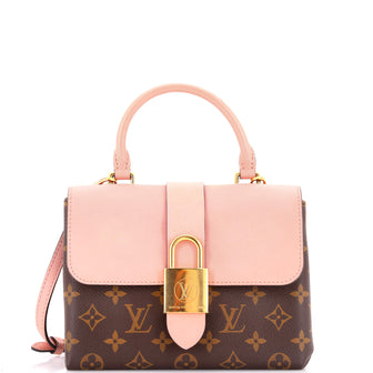 Louis Vuitton Locky Handbag Monogram Canvas with Leather BB