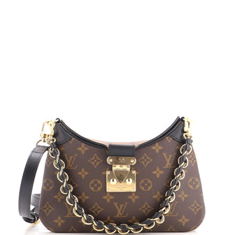 Louis Vuitton LV Twinny Handbag Monogram Canvas and Reverse Monogram Canvas with Leather