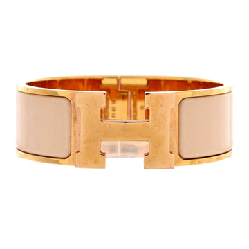 Hermes Clic H Bracelet Enamel Wide
