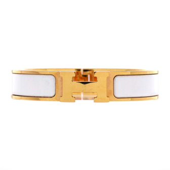 Hermes Clic H Bracelet Enamel Narrow